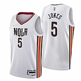 Men's New Orleans Pelicans Herbert Jones White 75th Anniversary City Swingman Stitched Jersey Dzhi,baseball caps,new era cap wholesale,wholesale hats